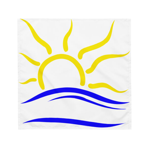 Universal Naturism Symbol All-over print bandana - Image 3