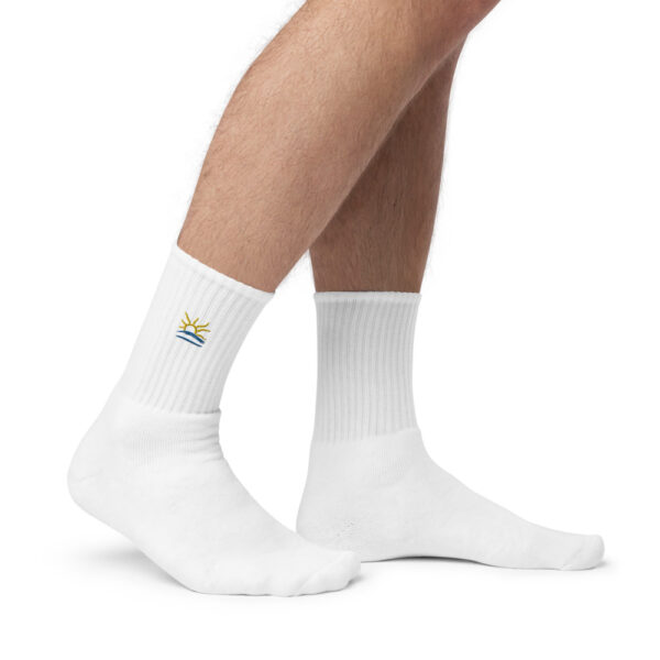 naturist symbol embroidered socks - Image 3