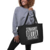 straight outta clothes large organic tote bag - Image 2