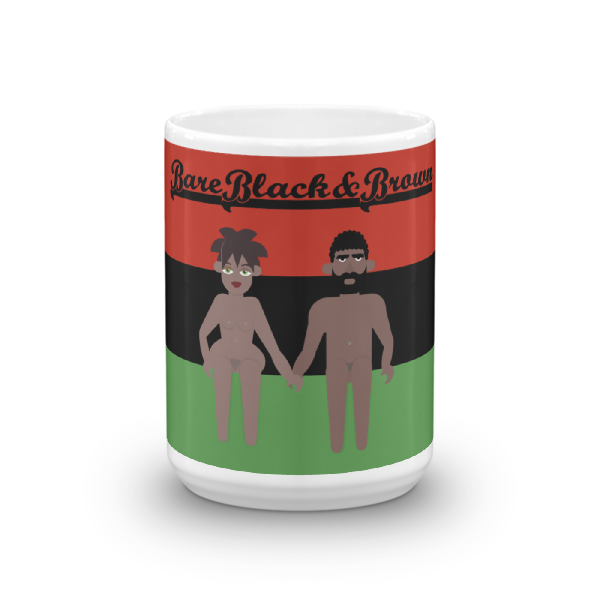 bare black and brown mug