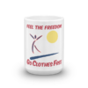 feel the freedom mug