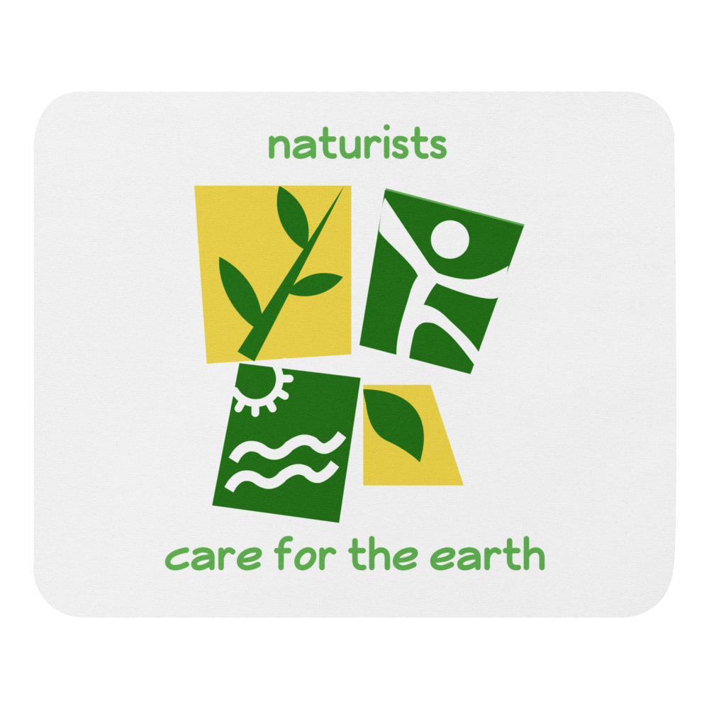 naturists for the earth mouse pad