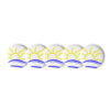 Set of naturist symbol pin buttons - Image 2