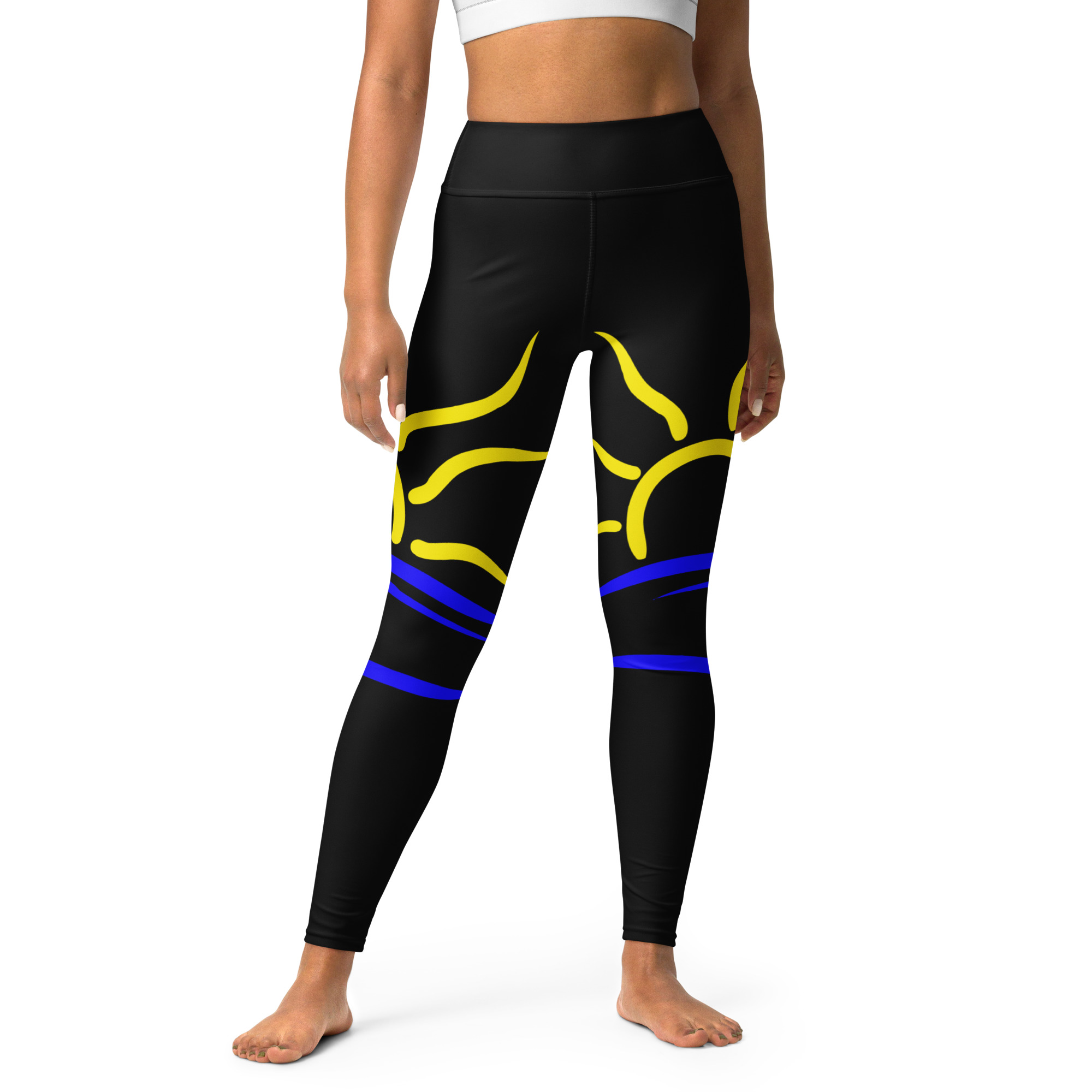 Naturist Symbol Yoga Leggings