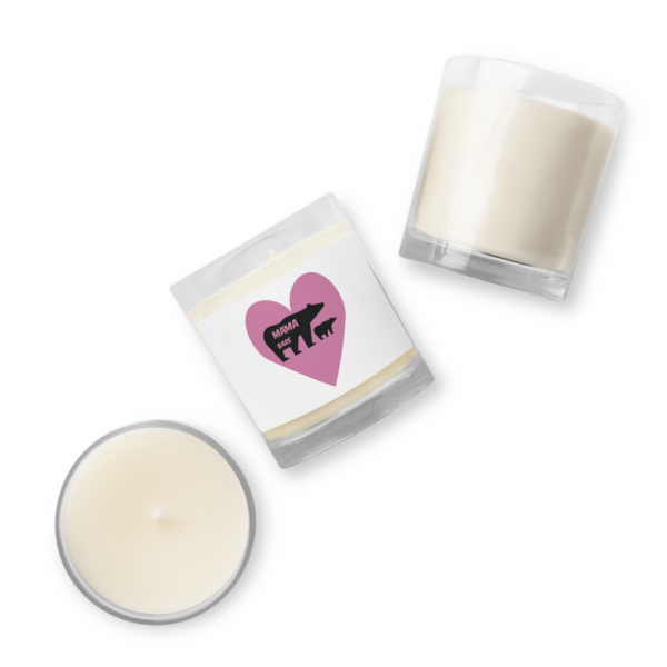 Mama Bare Glass jar soy wax candle - Image 2