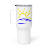 Naturist Symbol Travel mug with a handle - Image 2