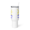 Naturist Symbol Travel mug with a handle