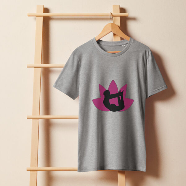 Bow Lotus Unisex organic mid-light t-shirt - Image 7