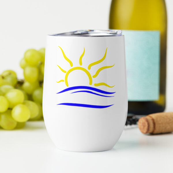 Universal naturist Symbol Wine tumbler - Image 5