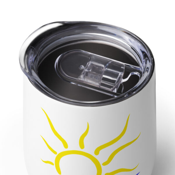 Universal naturist Symbol Wine tumbler - Image 6