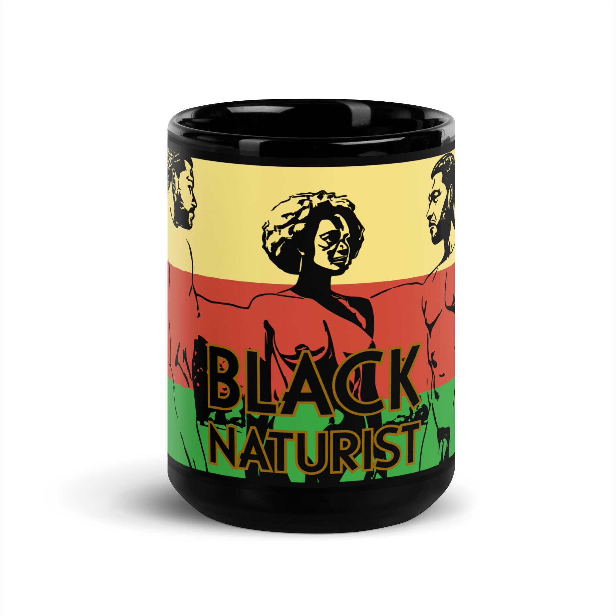 Black Naturist Mug