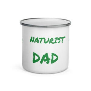 Naturist Dad Enamel Mug