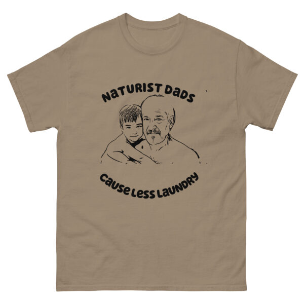 Naturist dads less laundry classic tee - Image 7