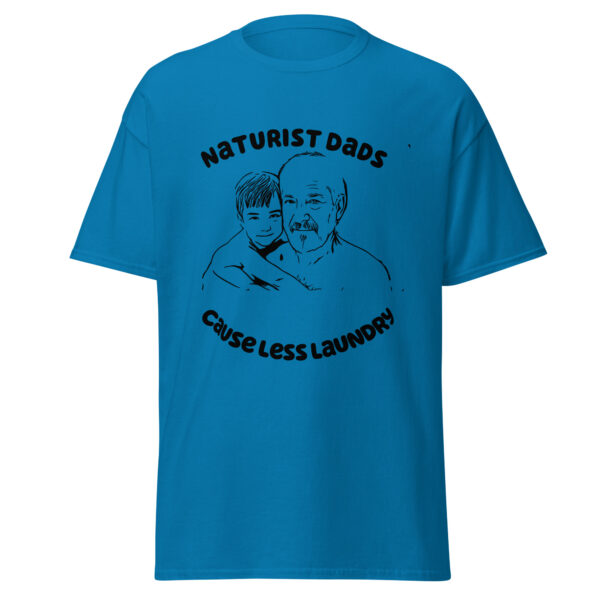 Naturist dads less laundry classic tee - Image 2