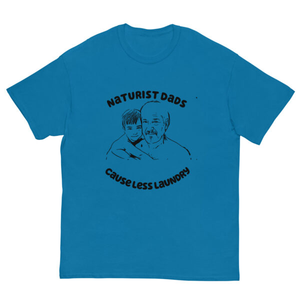 Naturist dads less laundry classic tee - Image 3